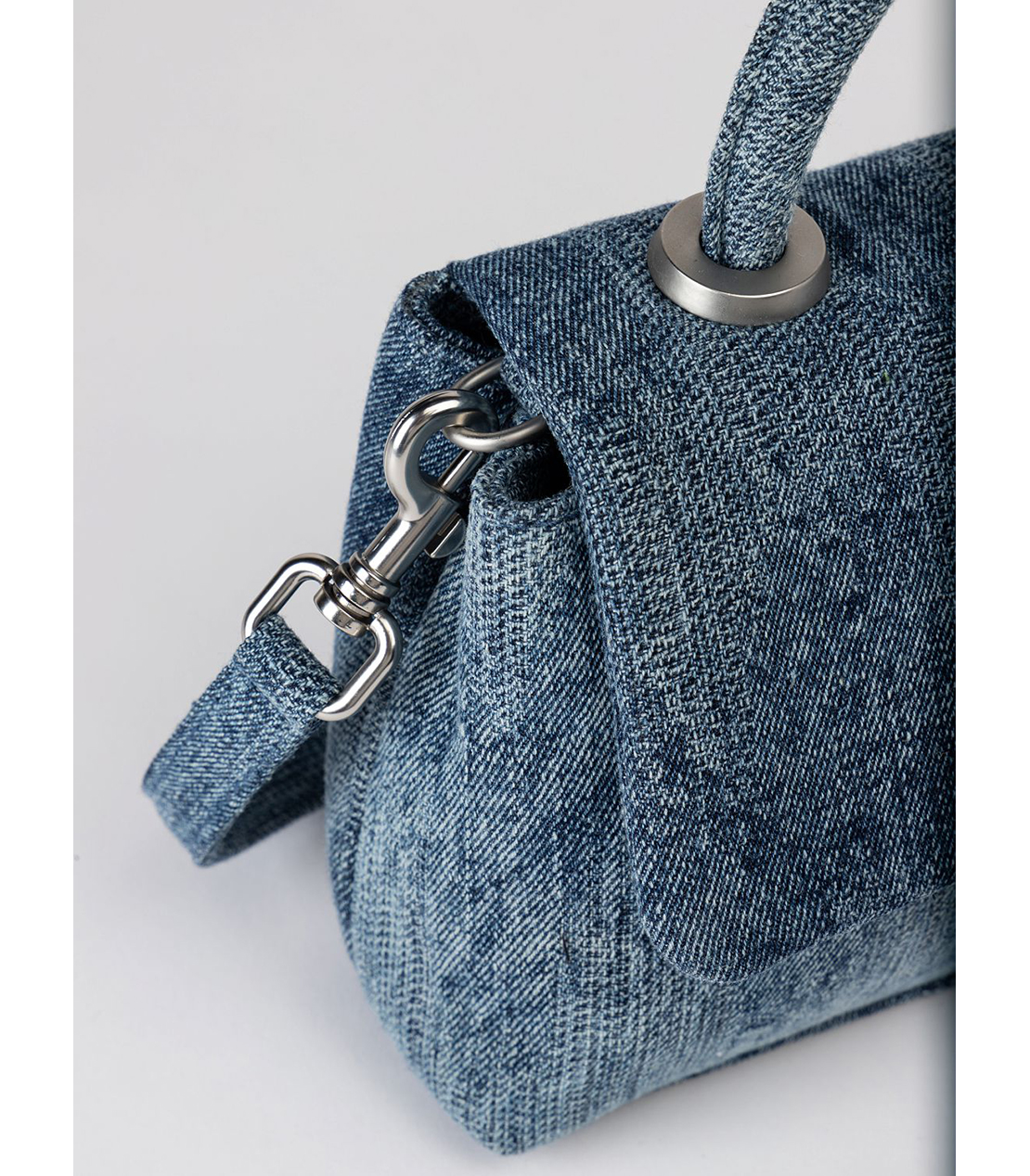 ウオッシュデニムミニバッグ 詳細画像 ライトブルー 6